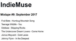 Desktop Screenshot of indiemuse.com